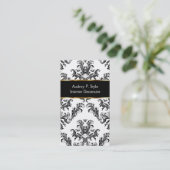 Visitekaartjes binnenste decorator (Staand voorkant)