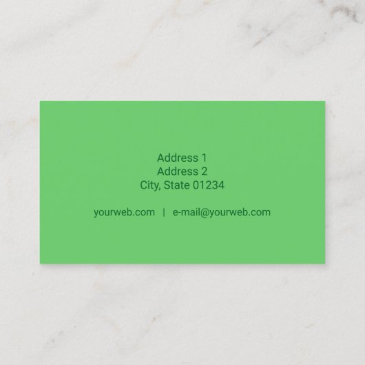 Visitekaartjes - Bloemen (Achterkant)