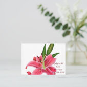 Visitekaartjes, Bloemist Lily's Visitekaartjes (Staand voorkant)