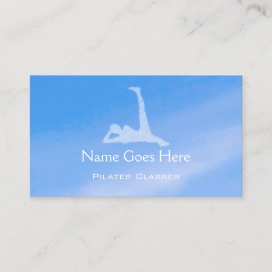 visitekaartjes "Blue Sky" (Voorkant)