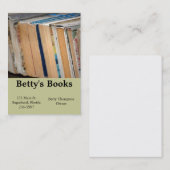 Visitekaartjes boeken (Voorkant / Achterkant)