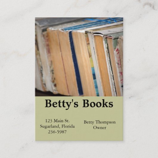 Visitekaartjes boeken (Voorkant)