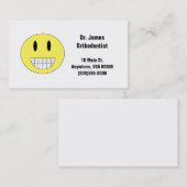 visitekaartjes "Braces Face" (Voorkant / Achterkant)