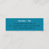 visitekaartjes > café grande [chocolade : groenbla (Achterkant)