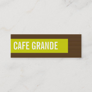 visitekaartjes > café grande [chocolade : limoen]