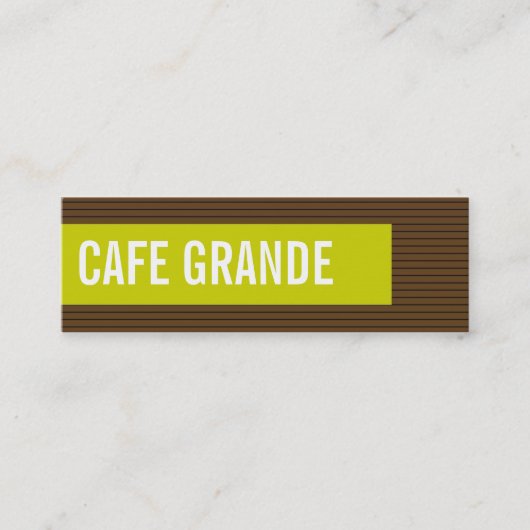 visitekaartjes > café grande [chocolade : limoen] (Voorkant)