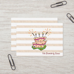 Visitekaartjes, Cake Decorator Visitekaartjes
