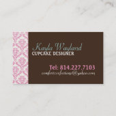 Visitekaartjes  Cake Designer (Achterkant)