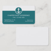 Visitekaartjes charterboot (Voorkant / Achterkant)