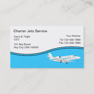 Visitekaartjes charterJet Service