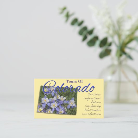 VISITEKAARTJES - COLORADO (Staand voorkant)