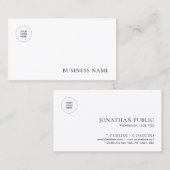 Visitekaartjes Company Logo Hier Moderne Sjabloon (Voorkant / Achterkant)