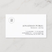 Visitekaartjes Company Logo Hier Moderne Sjabloon (Achterkant)