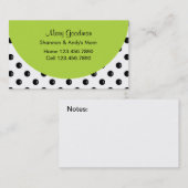 Visitekaartjes Contactkaartje (Voorkant / Achterkant)