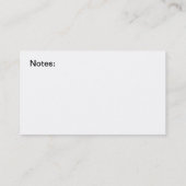 Visitekaartjes Contactkaartje (Achterkant)