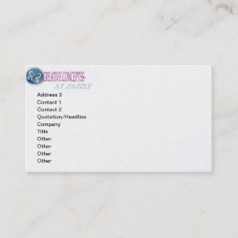 VISITEKAARTJES CREËER UW EIGEN PERSOONLIJKE OF BED