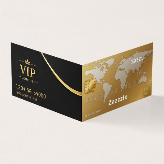 Visitekaartjes Custom Gold Premium (Buitenkant)