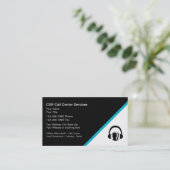 Visitekaartjes Customer Service Call Center (Staand voorkant)