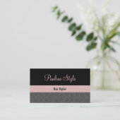 Visitekaartjes Damask kapper (Staand voorkant)