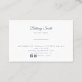 Visitekaartjes | Dandelion (houtskool) (Achterkant)