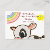 Visitekaartjes, Day Care Koe Visitekaartjes (Achterkant)