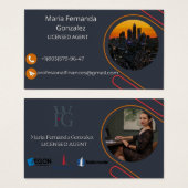 Visitekaartjes: de kaart van het grootteprofiel, 3 (Voorkant /achterkant)