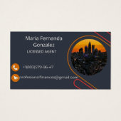 Visitekaartjes: de kaart van het grootteprofiel, 3 (Voorkant)