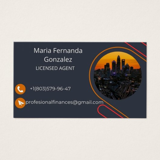 Visitekaartjes: de kaart van het grootteprofiel, 3 (Voorkant)