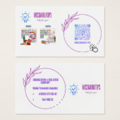 Visitekaartjes: de kaart van het grootteprofiel, 3 (Voorkant /achterkant)