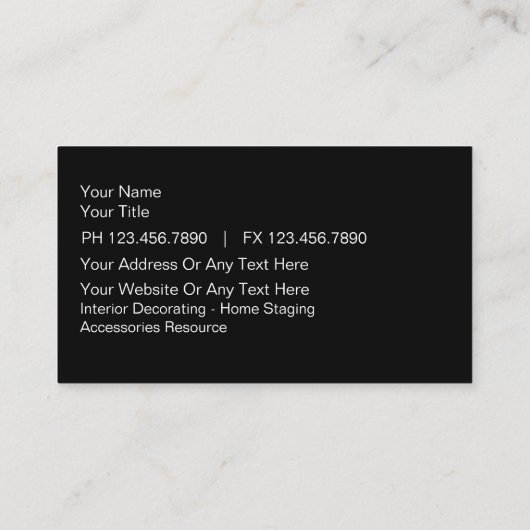 Visitekaartjes decorteren (Achterkant)