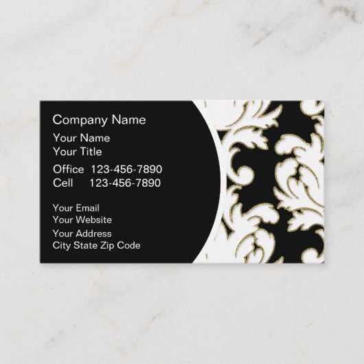 Visitekaartjes decorteren (Voorkant)