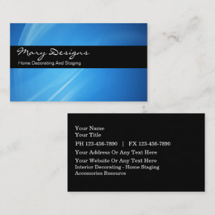 Visitekaartjes decorteren