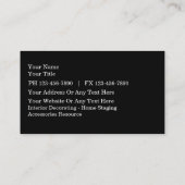 Visitekaartjes decorteren (Achterkant)