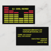 visitekaartjes DJ / Muziek (Voorkant / Achterkant)