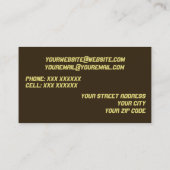 visitekaartjes DJ / Muziek (Achterkant)