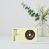 Visitekaartjes donut (Staand voorkant)