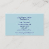 Visitekaartjes driehoekspatroon (Achterkant)