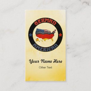 Visitekaartjes Duitse American Map Custom