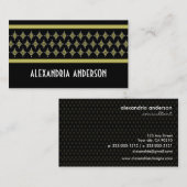 Visitekaartjes Ebony Divine Diamonds (Voorkant / Achterkant)