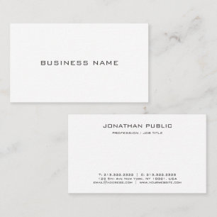 Visitekaartjes Elegant Modern Professional