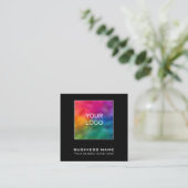 Visitekaartjes Elegant Moderne Uw Logo van het Bed (Staand voorkant)