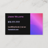 Visitekaartjes Engelse leraren (Achterkant)