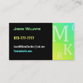 Visitekaartjes Engelse leraren (Achterkant)