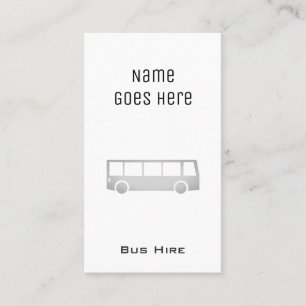 visitekaartjes "Essential Bus Hire"
