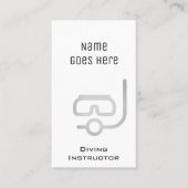 visitekaartjes "Essentiële" duikinstructeur (Voorkant)