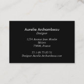 Visitekaartjes - Eucalyptus Wreator B/W (Achterkant)