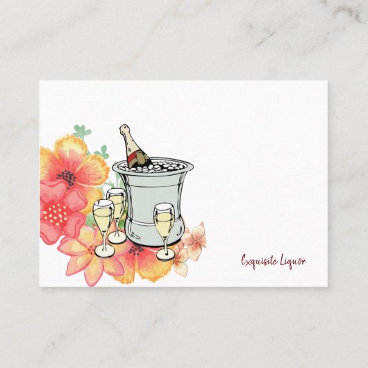 Visitekaartjes, Exquisite Liquor Store Visitekaartje (Achterkant)