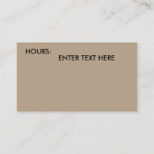 VISITEKAARTJES FLORAL DESIGN (Achterkant)