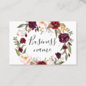 Visitekaartjes - Floral Wreatdesign2 (Voorkant)