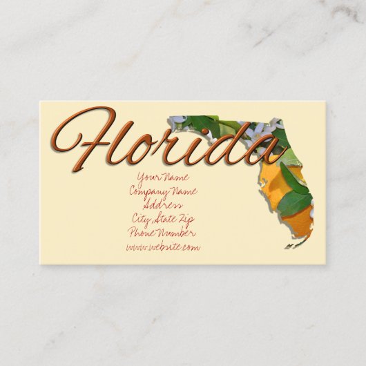 Visitekaartjes - FLORIDA (Voorkant)